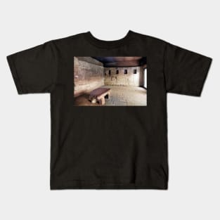 vintage colorized photo of ransom room Kids T-Shirt